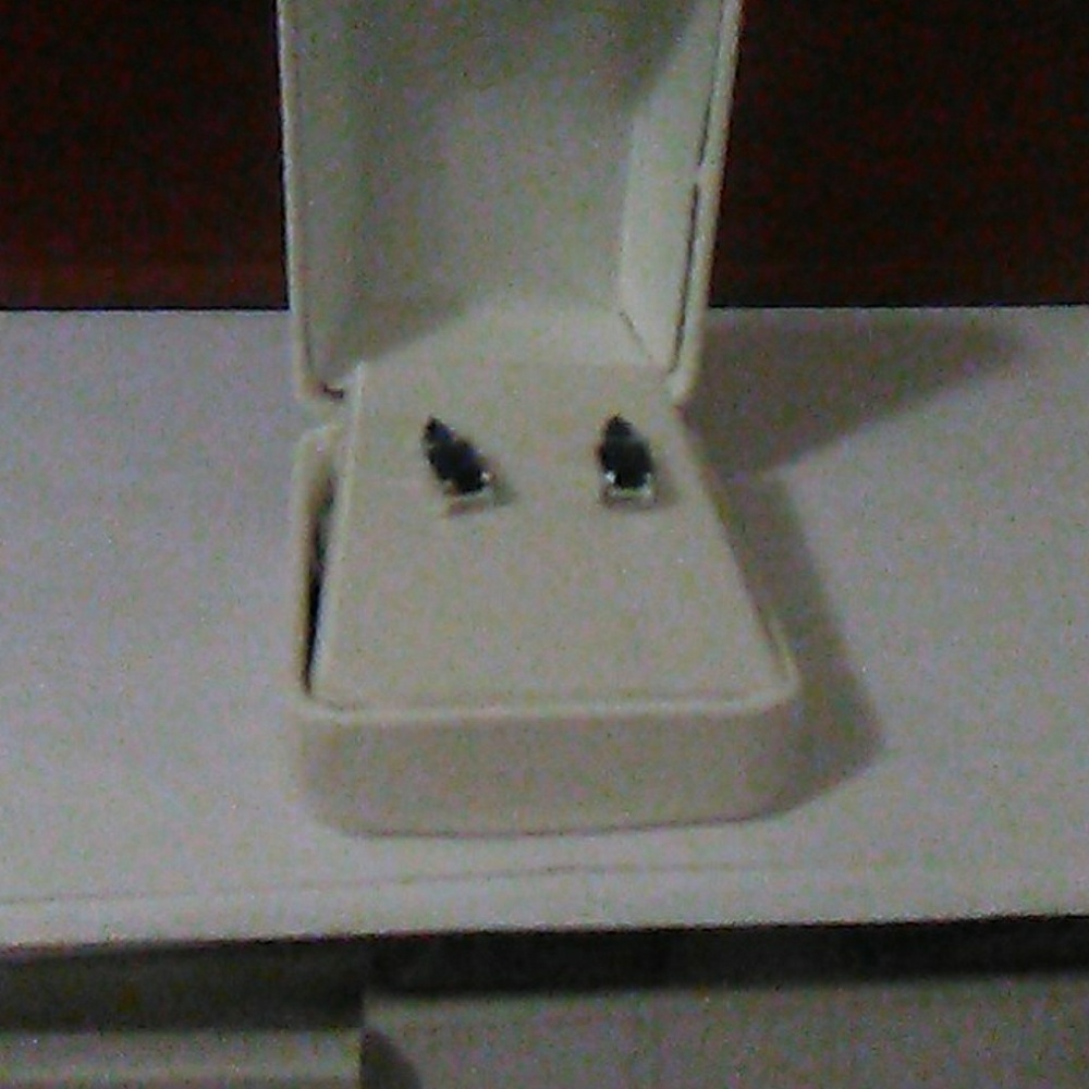 Sapphire Gem Drop Earrings in Gift Box